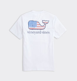 Vineyard Vines Flag Whale Tee