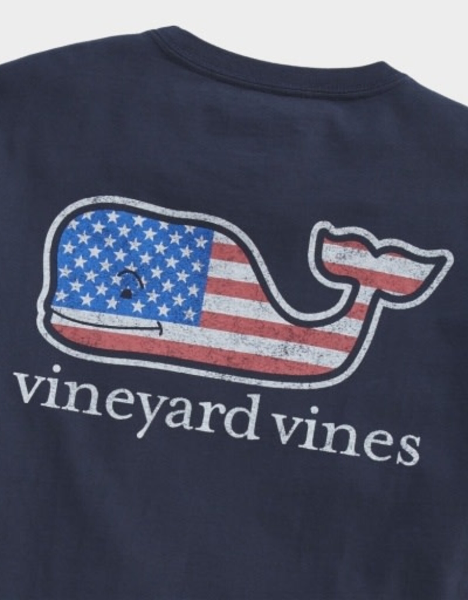 Vineyard Vines Flag Whale Tee