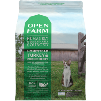 Open Farm Open Farm Cat Dry - Turkey & Chicken 4lbs
