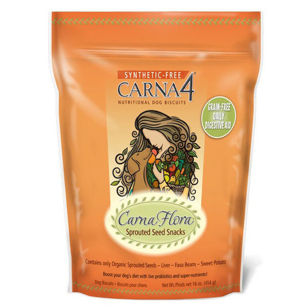 Carna4 Carna4 Dog - Sprouted Seeds Grain-Free Snack Biscuits 16oz
