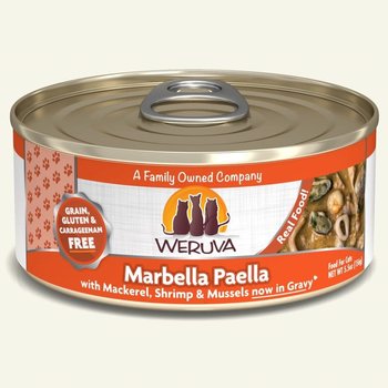 Weruva Weruva Cat Wet - "Marbella Paella" Mackerel, Shrimp & Mussels 5.5oz