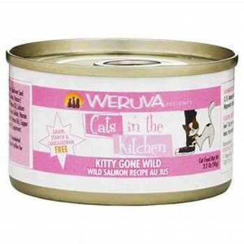 Weruva Weruva Cat Wet - CITK "Kitty Gone Wild" Wild Salmon Aus Jus 3.2oz