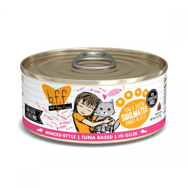 Weruva BFF Cat Wet - "Soulmates" Tuna & Salmon 3oz can