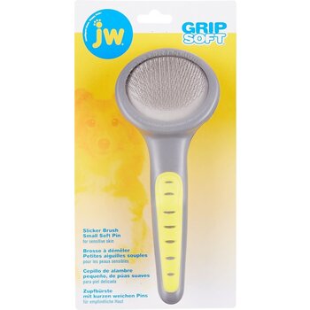 JW JW Dog - SoftGrip Slicker Soft Pin Brush
