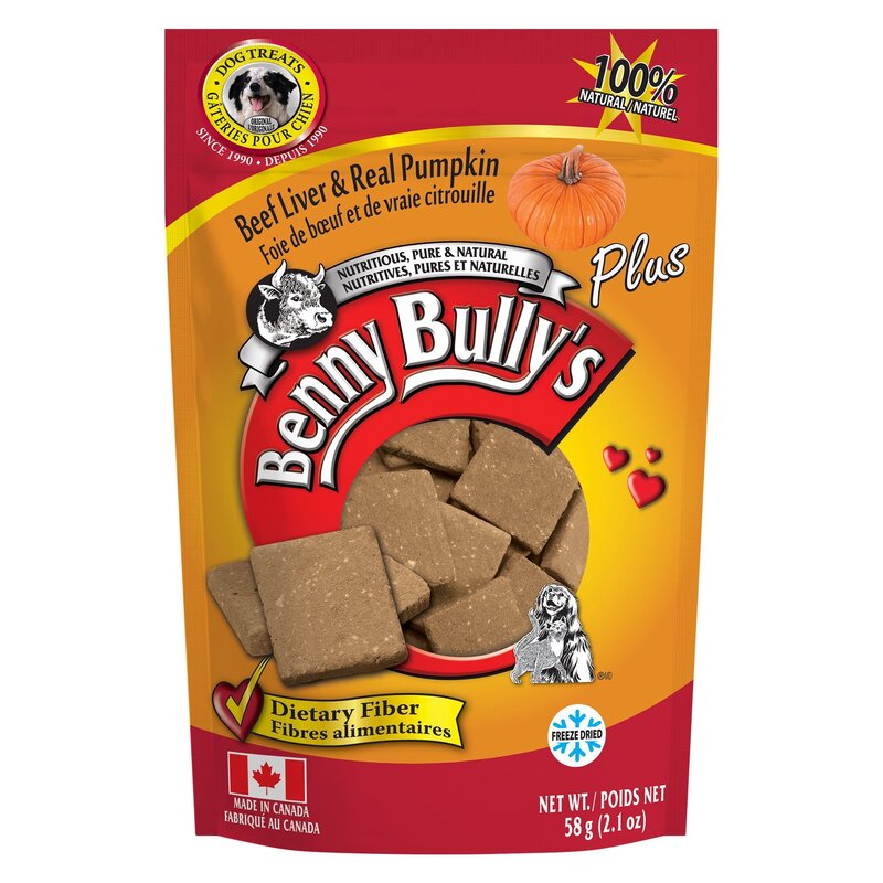 Benny Bully's Benny Bully's Dog - Beef Liver Plus Pumpkin 58g