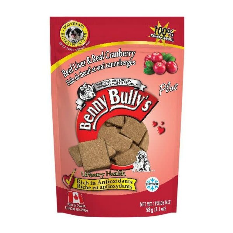 Benny Bully's Benny Bully's Dog Liver Plus Cranberry 58g