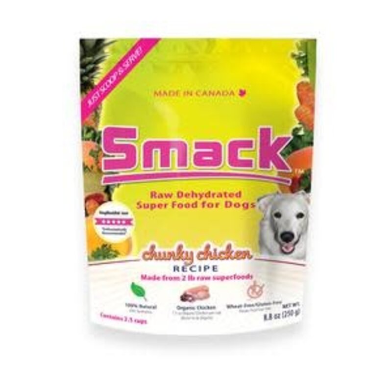 Smack Smack Dog - Raw Dehyrated Chunky Chicken 250g