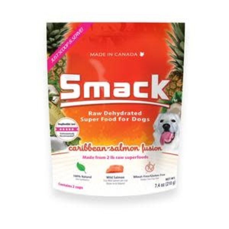 Smack Smack Dog - Raw Dehydrated Caribbean-Salmon Fusion 210g