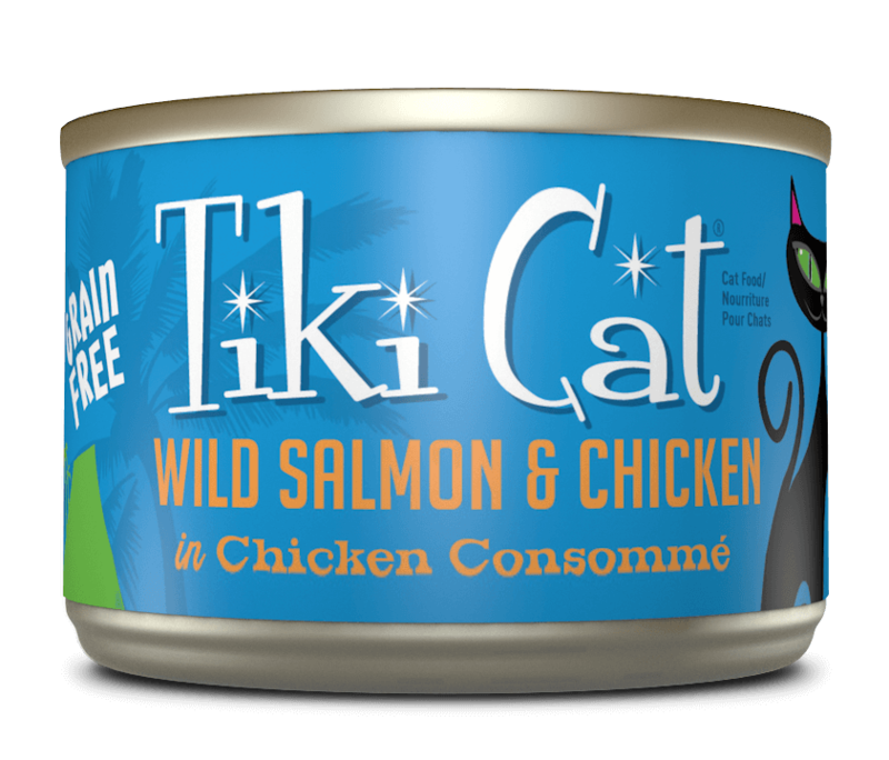 Tiki Cat Tiki Cat Cat Wet - Luau Salmon & Chicken in Chicken Consomme 2.8oz