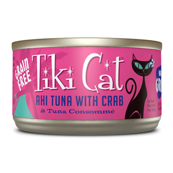 Tiki Cat Tiki Cat Cat Wet - Grill Ahi Tuna & Crab in Broth 2.8oz