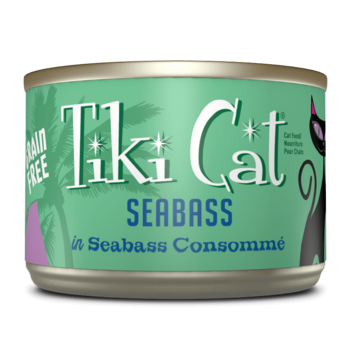 Tiki Cat Tiki Cat Cat Wet - Luau Seabass in Seabass Consomme 2.8oz