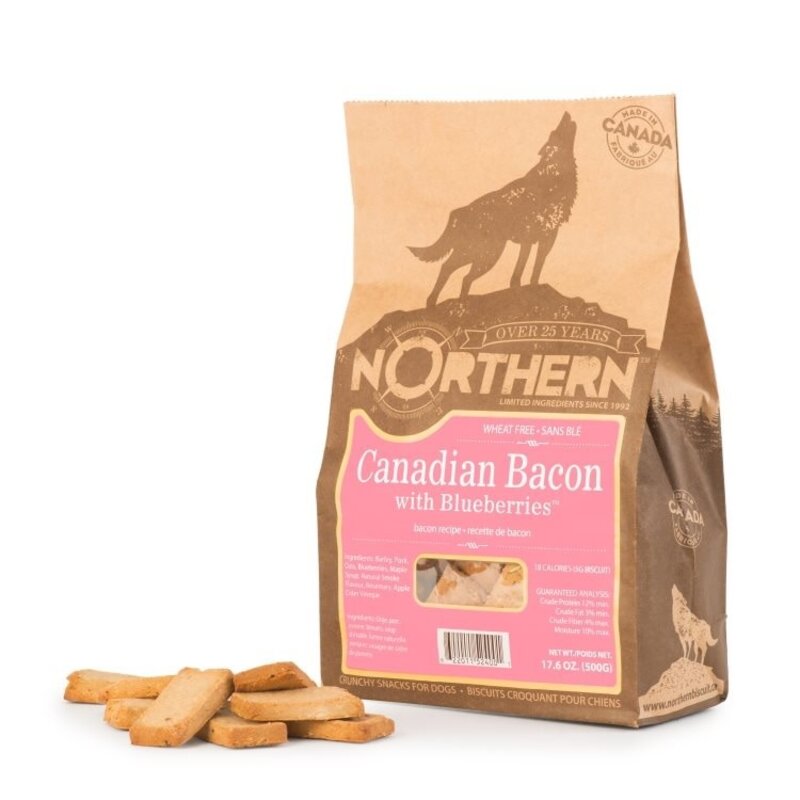 Northern Biscuit Northern Dog - Canadian Bacon w/ Blueberries 500g