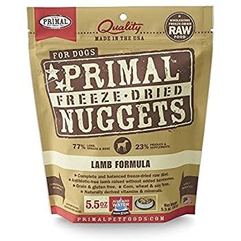 Primal Primal Dog - Freeze Dried Nuggets Lamb 5.5oz