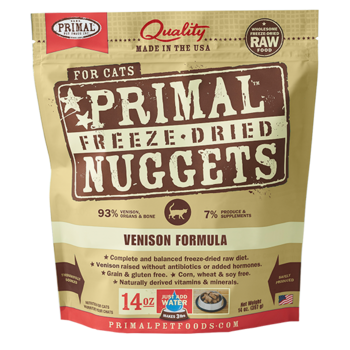 Primal Primal Cat - Freeze-Dried Nuggets Venison 14oz