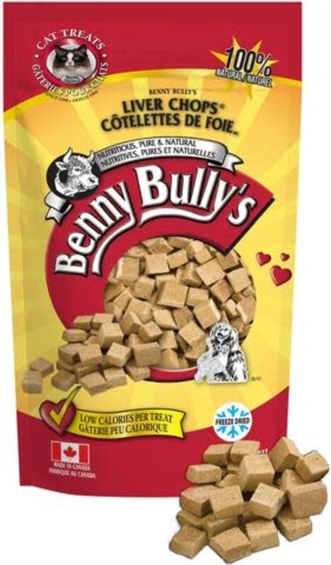 Benny Bully's Benny Bully's Dog - Freeze-Dried Beef Liver Chops 1500g
