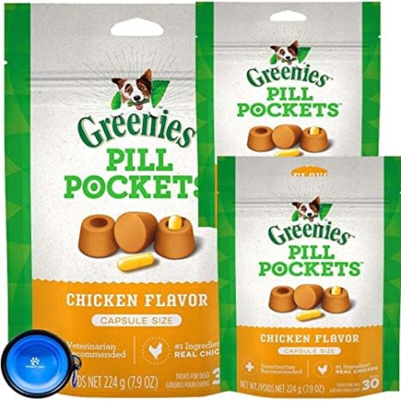 Greenies Greenies Dog - Pill Pockets Chicken Capsule 7.9oz