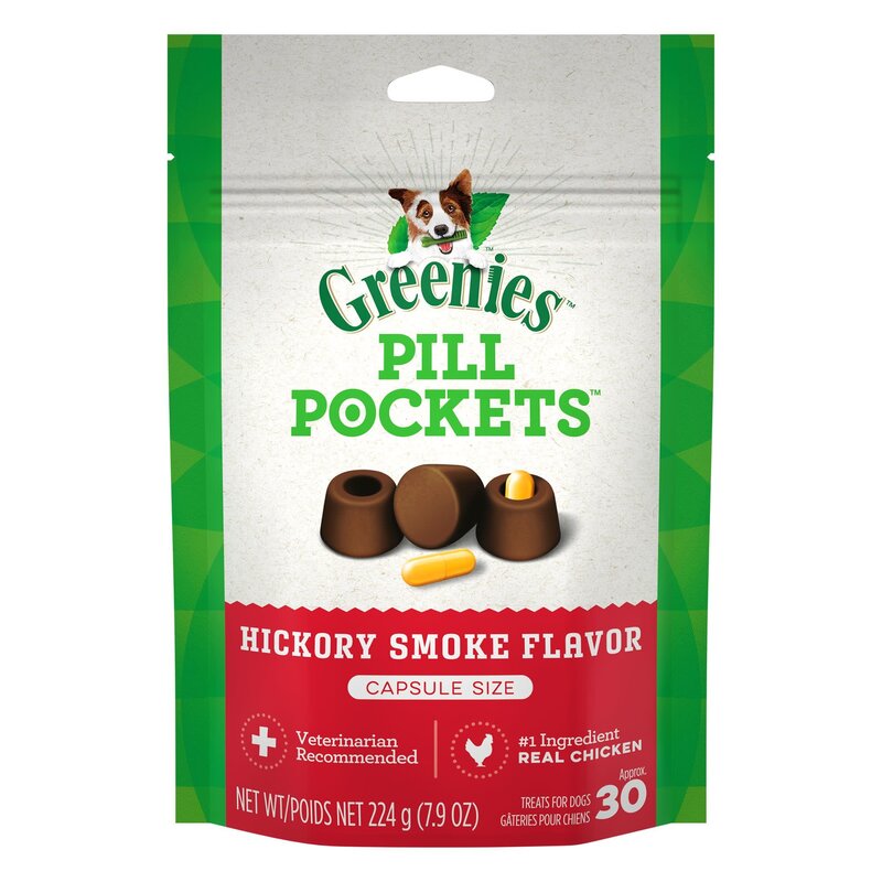 Greenies Greenies Dog - Pill Pockets Hickory Smoke Tablets 3.2oz