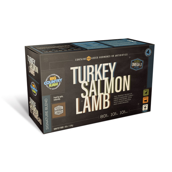 Big Country Raw Big Country Raw - Turkey, Salmon & Lamb 4lbs