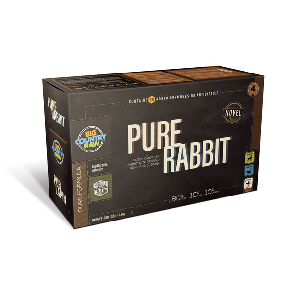 Big Country Raw Big Country Raw - Pure Rabbit 4lbs