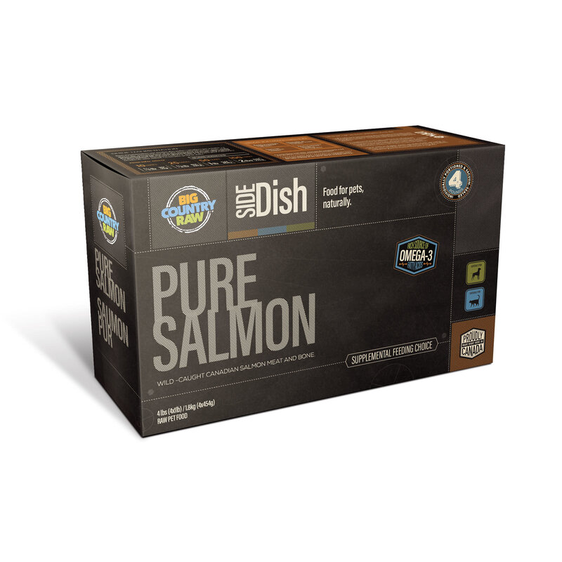 Big Country Raw Big Country Raw - Side Dish Pure Salmon 4lbs