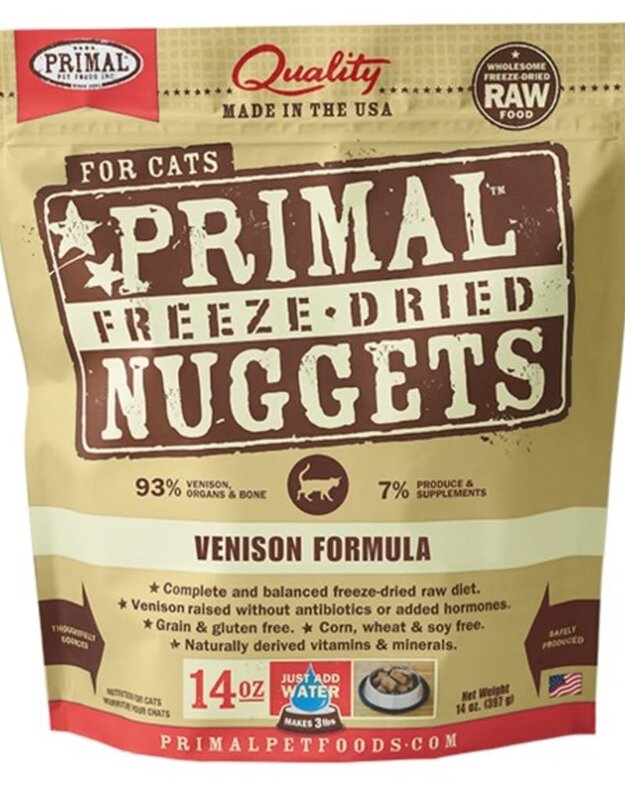 Primal Primal Dog  - Freeze Dried Nuggets Venison 14oz