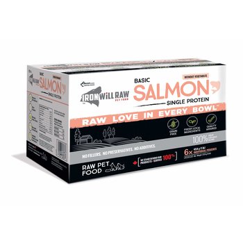 Iron Will Iron Will Raw - Basic Salmon 6lbs