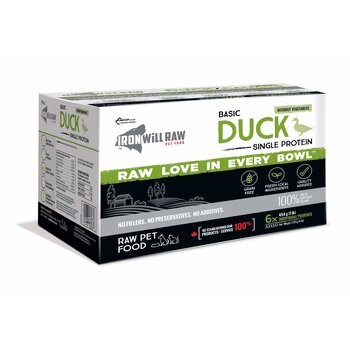 Iron Will Iron Will Raw - Basic Duck 6lbs