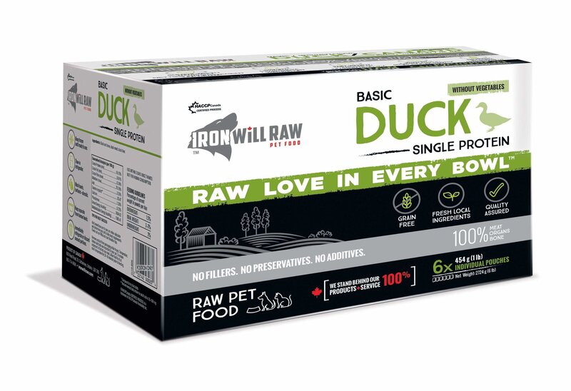 Iron Will Iron Will Raw - Basic Duck 6lbs