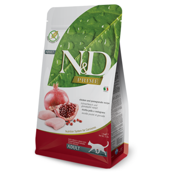 Farmina N&D Cat Dry - Prime Chicken & Pomegranate Adult 3.3lbs