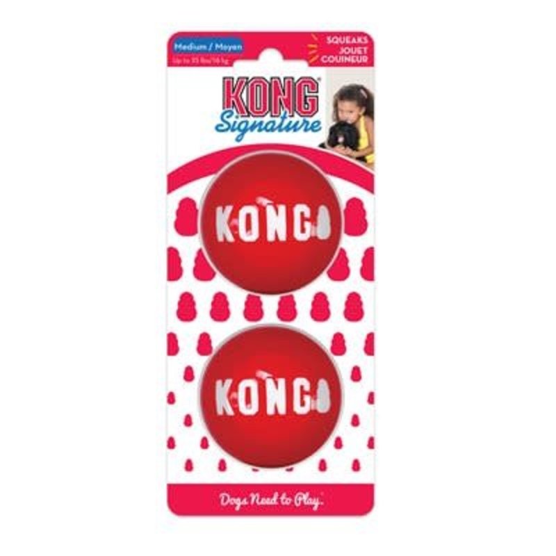 Kong Kong Dog - Signature Ball Medium (2 pc)