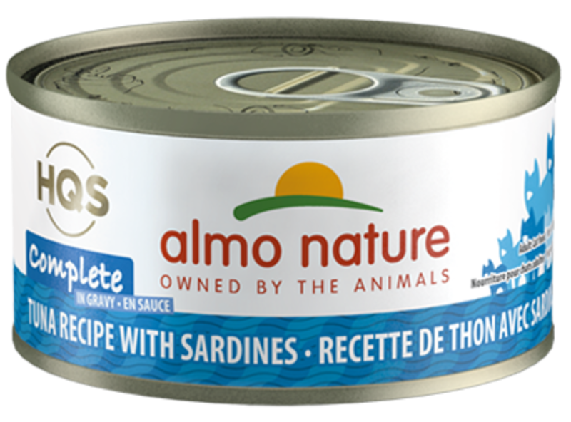 Almo Nature Almo Nature Cat Wet - HQS Complete Tuna w/ Sardines in Gravy 70g