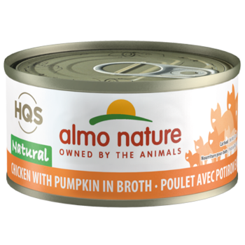 Almo Nature Almo Nature Cat Wet - HQS Natural Chicken w/ Pumpkin in Broth 70g