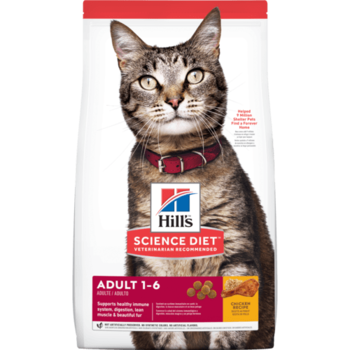 Hill's Science Diet Cat Dry - Adult 1-6 7lb