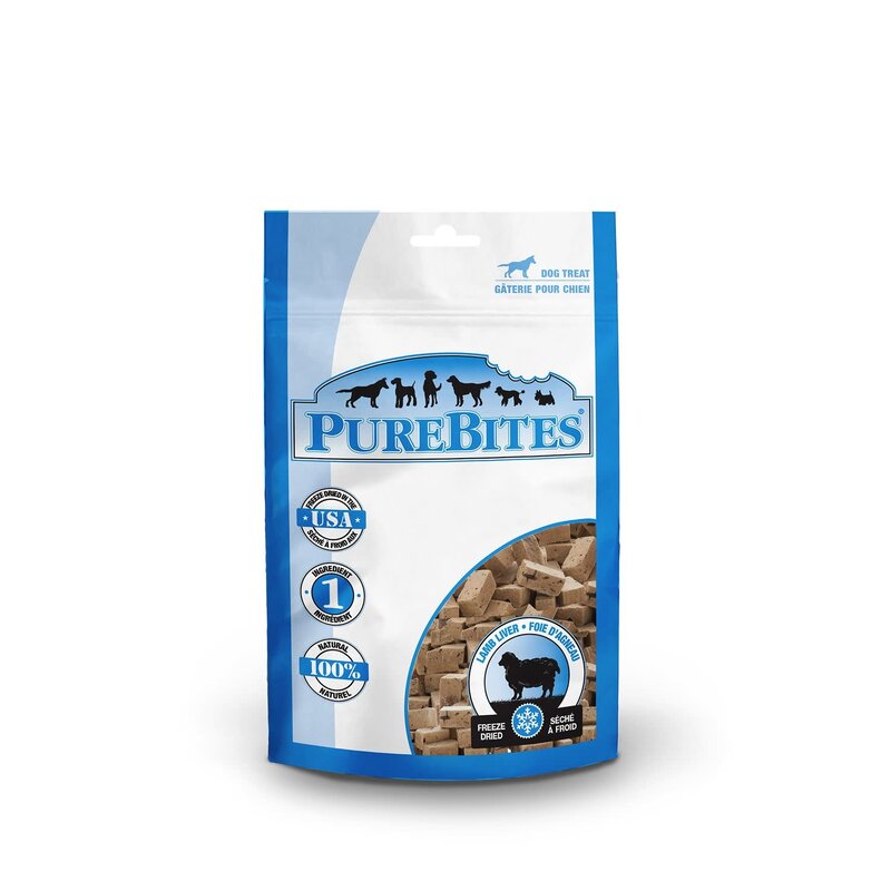 Pure Bites PureBites Dog Treat - Freeze-Dried Lamb Liver 95g