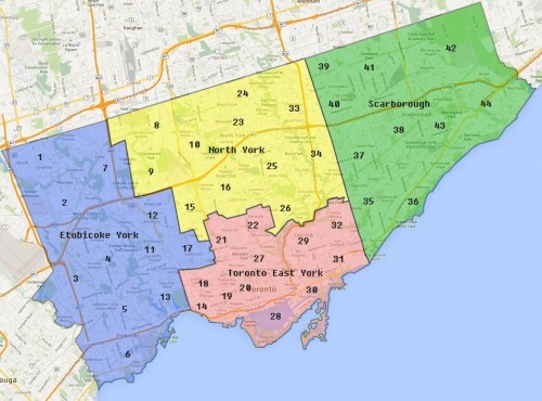 Toronto Delivery Map