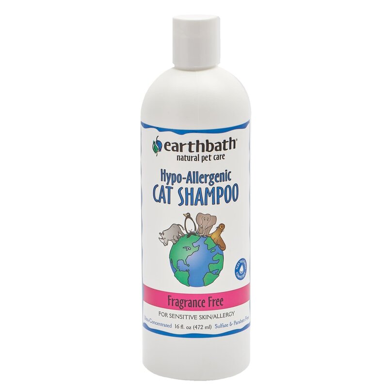 Earthbath Earthbath - Hypo-Allergenic Cat Shampoo Fragrance Free 16oz