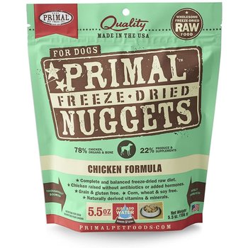 Primal Primal Dog - Freeze Dried Nuggets Chicken 5.5oz