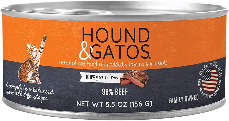 Hound & Gatos Hound & Gatos Cat - Beef 5.5oz