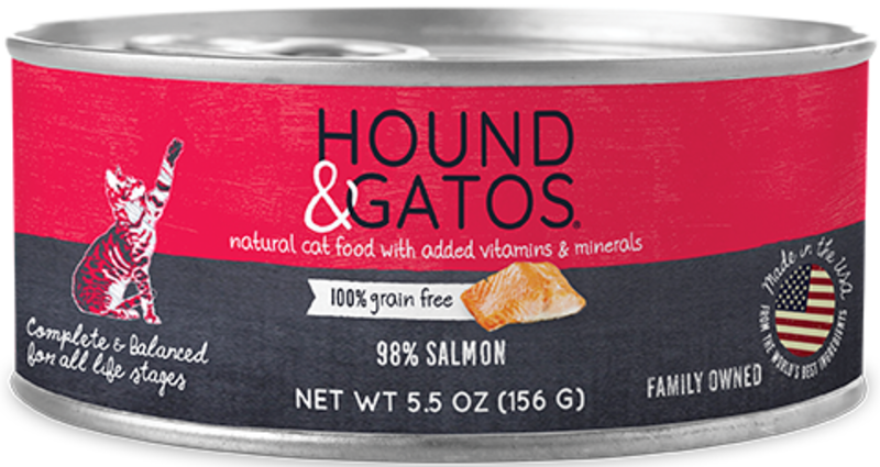 Hound & Gatos Hound & Gatos Cat - Salmon 5.5oz