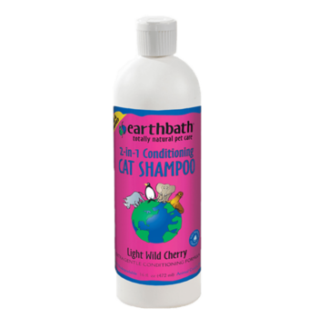 Earth Bath Earthbath - 2-in-1 Conditioning Shampoo for Cats Light Wild Cherry 16oz