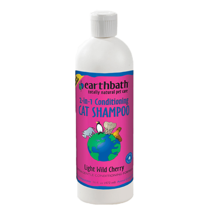Earth Bath Earthbath - 2-in-1 Conditioning Shampoo for Cats Light Wild Cherry 16oz