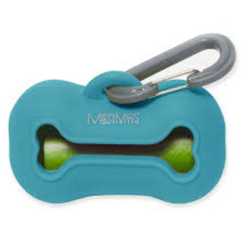 Messy Mutts Messy Mutts - Silicone Waste Bag Holder Blue