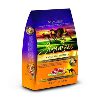 Zignature Zignature Dog Dry - Limited Ingredient Grain-Free Kangaroo Formula 4lbs