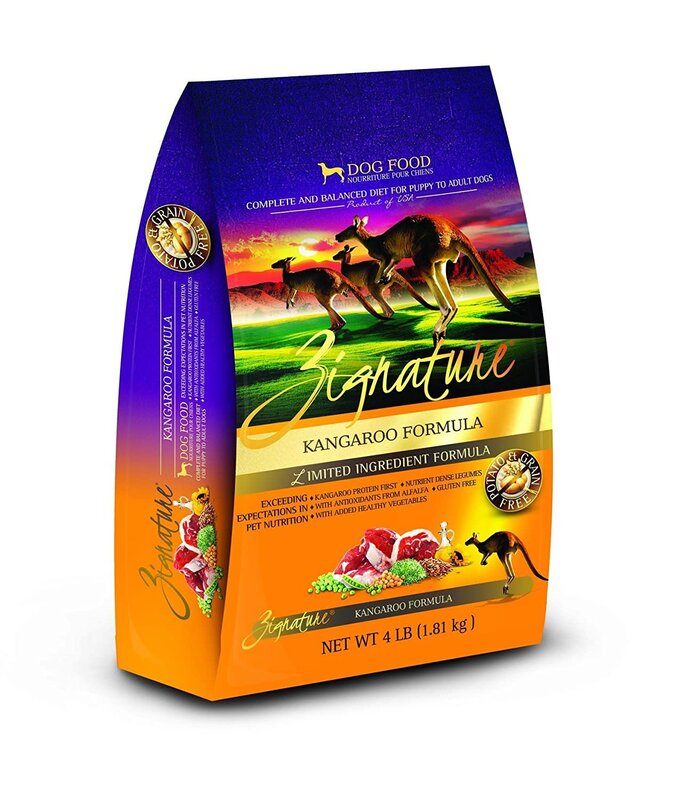 Zignature Zignature Dog Dry - Limited Ingredient Grain-Free Kangaroo Formula 4lbs