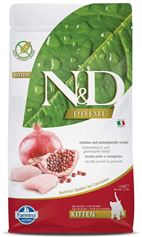 N&D Cat Dry - Prime Chicken & Pomegranate Kitten 11lbs