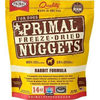 Primal Primal Dog - Freeze Dried Nuggets Rabbit 5.5oz