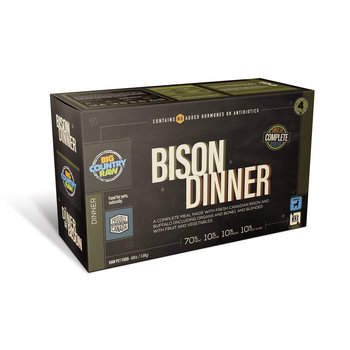 Big Country Raw Big Country Raw - Bison Dinner 4lbs