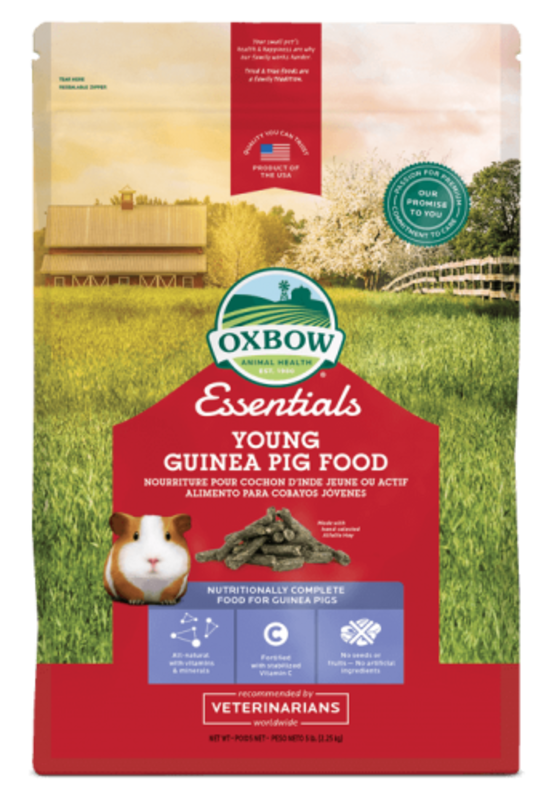 Oxbow Animal Health Oxbow Animal Health - Essentials Young Guinea Pig Food 5lbs