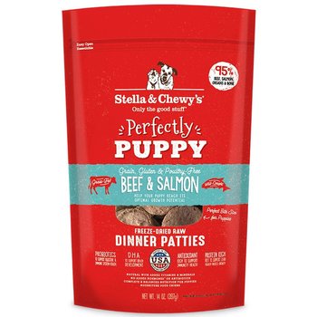 Stella & Chewy's Stella & Chewy's Dog - Freeze-Dried Raw Puppy Dinner Patties Beef & Salmon 14 oz