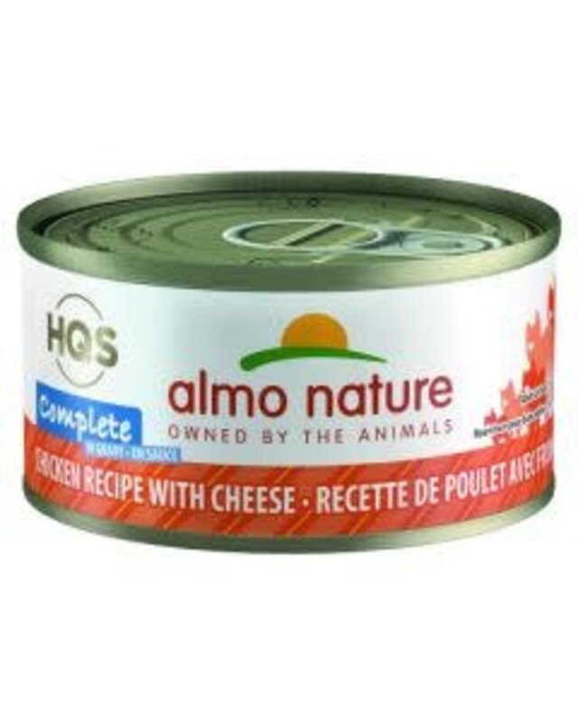 Almo Nature Almo Nature Cat Wet - HQS Complete Chicken w/ Cheese 70g